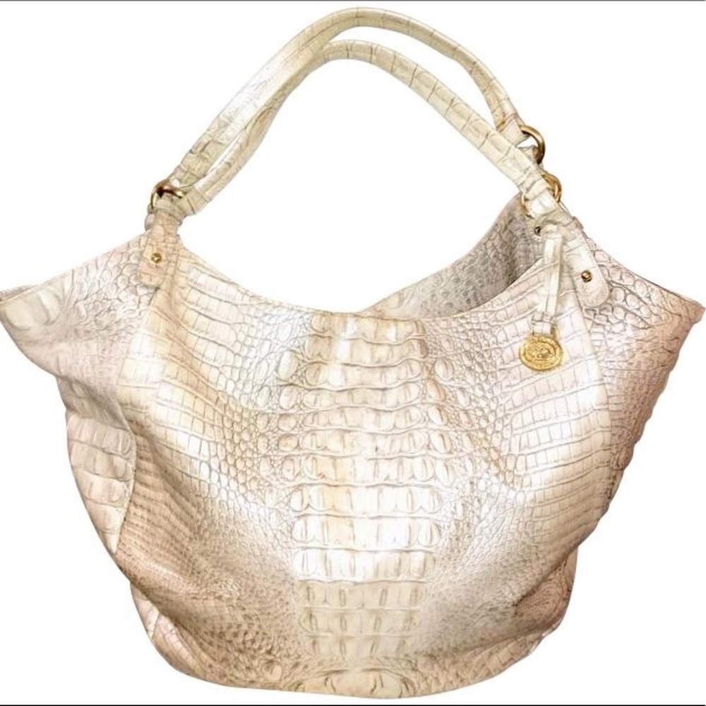 PEARL BEIGE BRAHMIN BAG